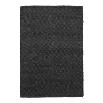 Alfombra Hempi 85 x 130 cm - Negro - House Doctor