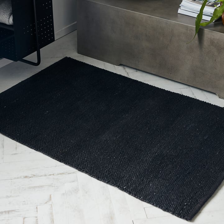 Alfombra Hempi 85 x 130 cm - Negro - House Doctor