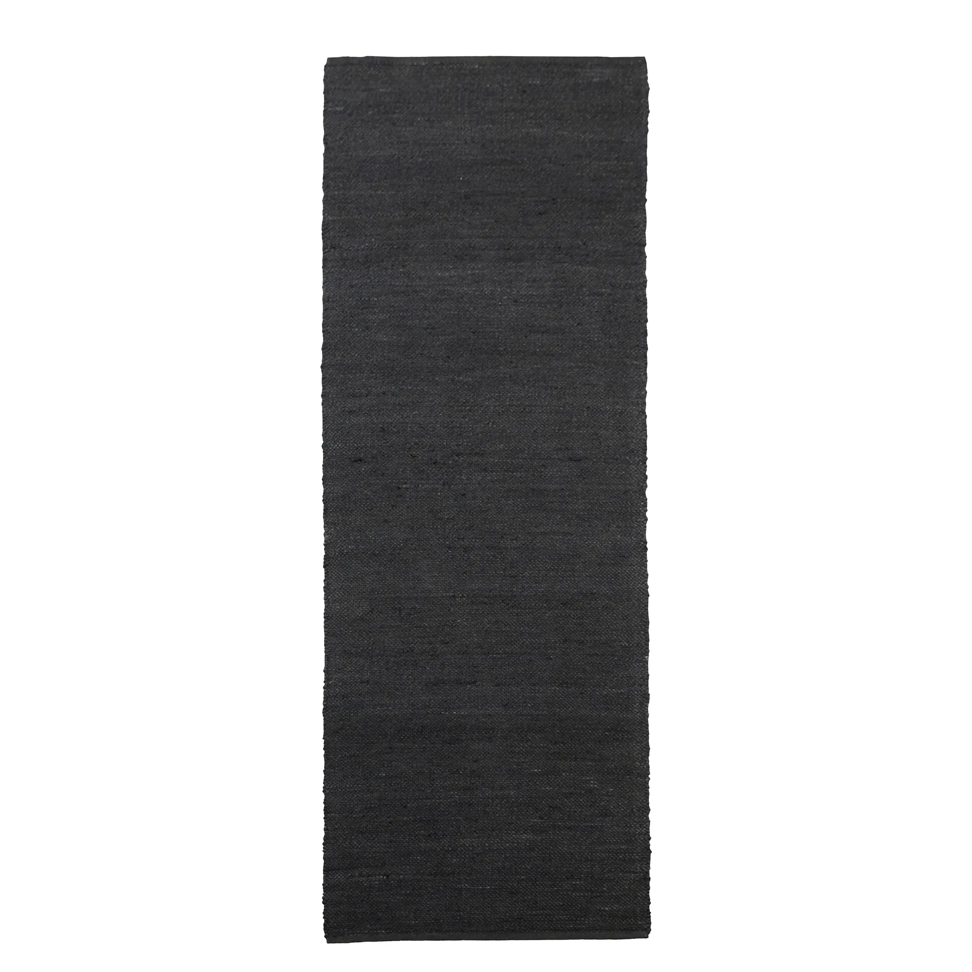 Alfombra Hempi 90 x 300 cm, Negro House Doctor