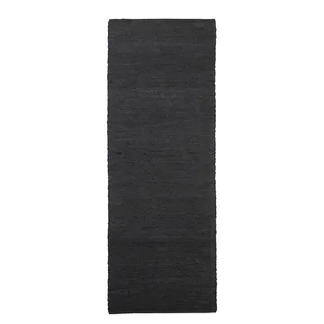 Alfombra Hempi 90 x 300 cm - Negro - House Doctor