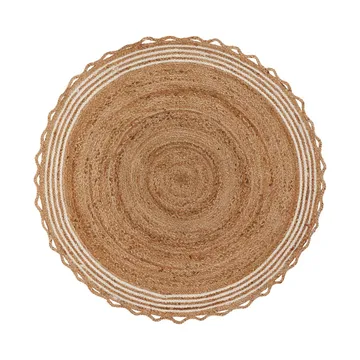 Alfombra para árbol de navidad Nord Ø120 cm - Yute-blanco - House Doctor