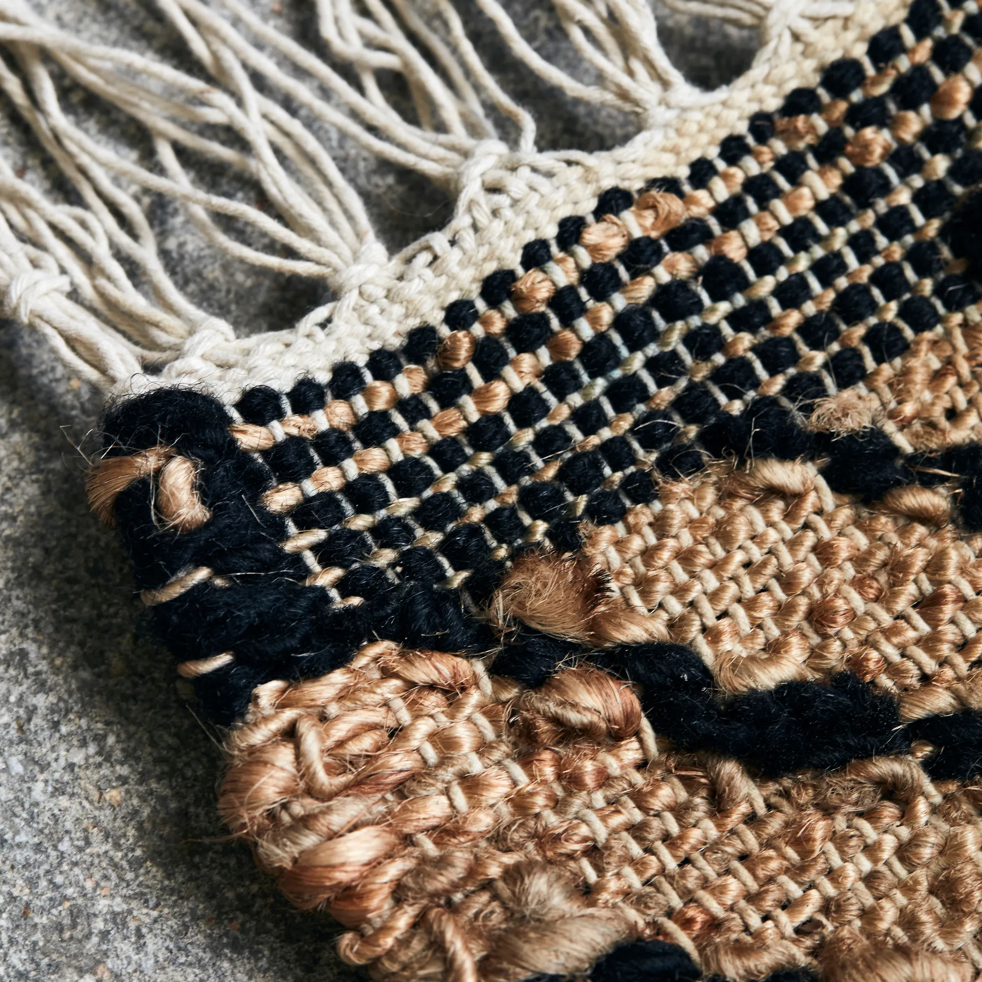 Alfombra Ranjar 250x250 cm, Marrón House Doctor