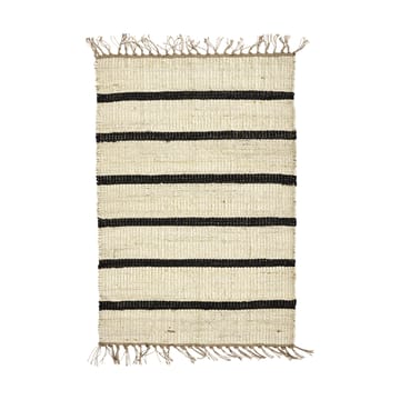 Alfombra Sima 60x90 cm - Negro-natur - House Doctor