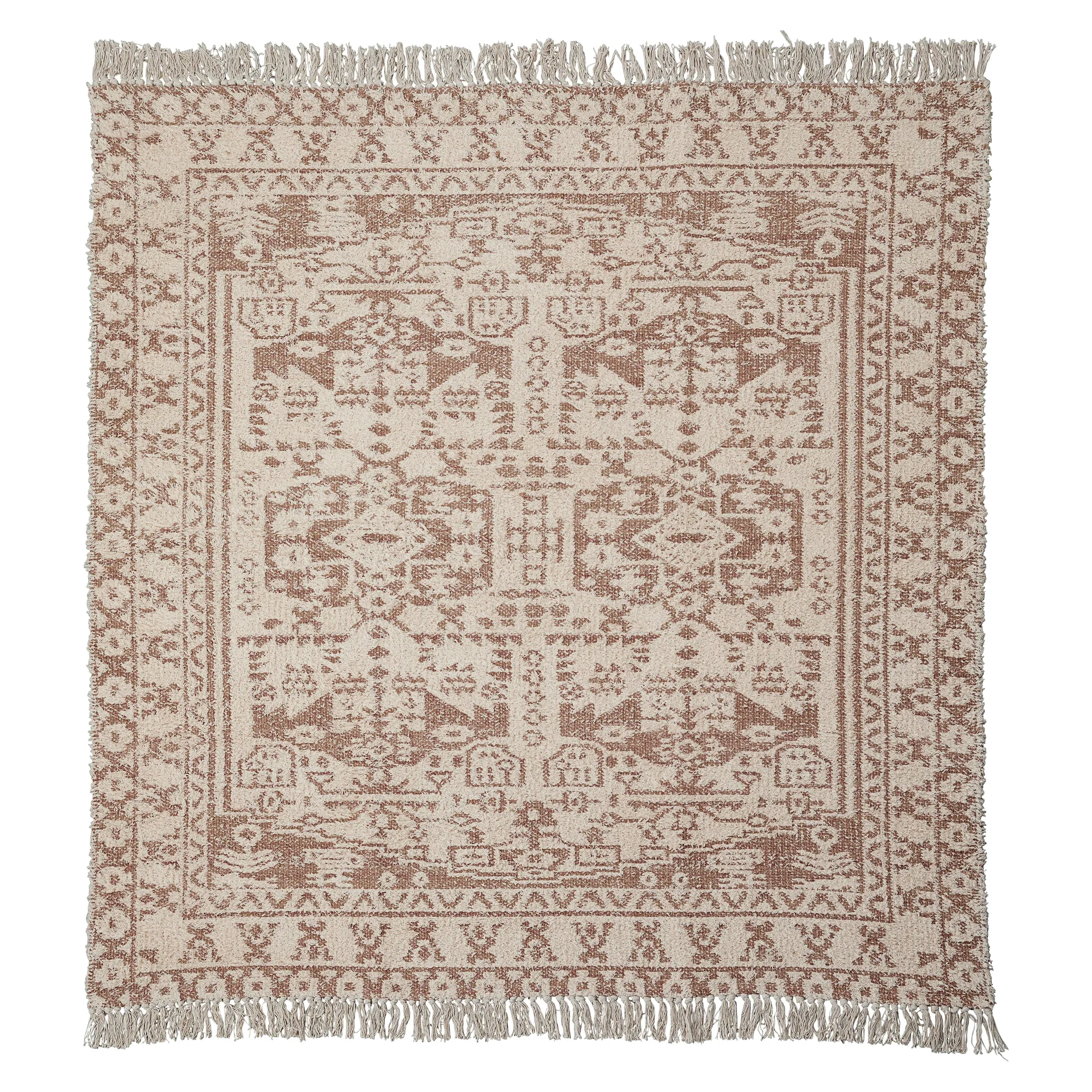 Alfombra Wowe 180 x 180 cm, Beige House Doctor
