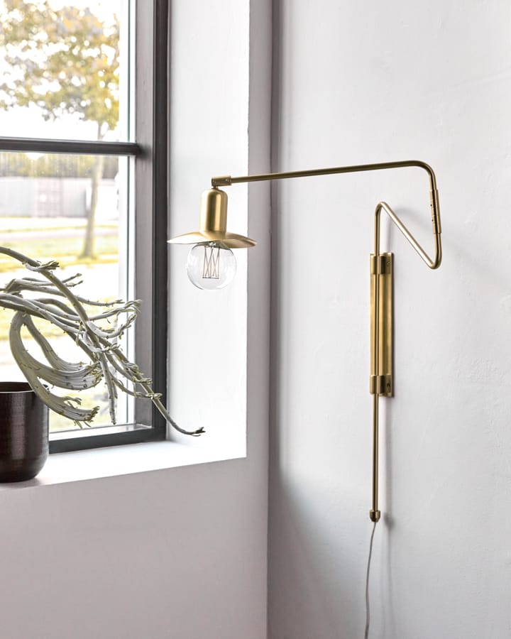 Aplique de pared Swing, Latón House Doctor