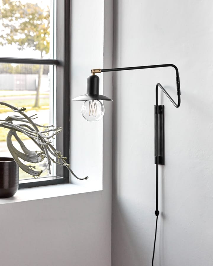 Aplique de pared Swing, Negro House Doctor
