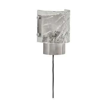 Aplique de pared Type - Plata cepillada, 18x10,5x22 cm - House Doctor