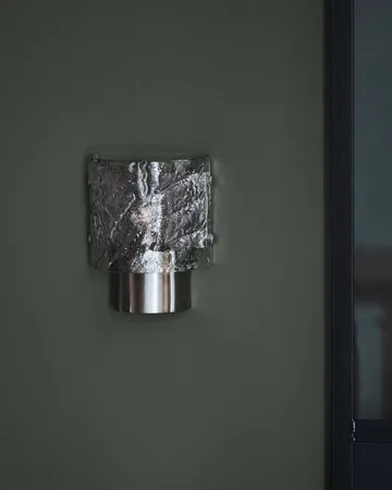 Aplique de pared Type - Plata cepillada, 18x10,5x22 cm - House Doctor