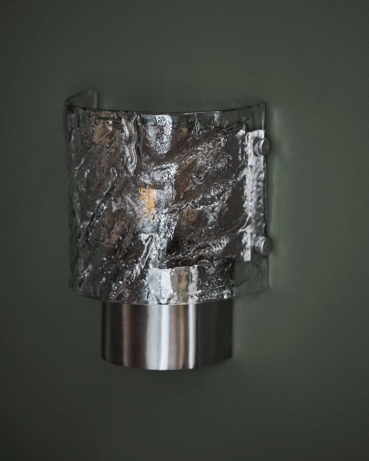 Aplique de pared Type, Plata cepillada, 18x10,5x22 cm House Doctor