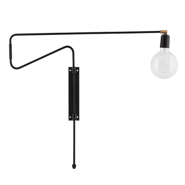 Aplique Swing, negro - grande, 70 cm - House Doctor