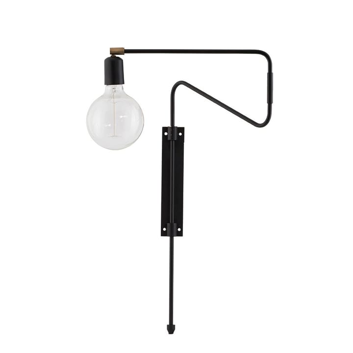 Aplique Swing, negro - pequeño, 35 cm - House Doctor