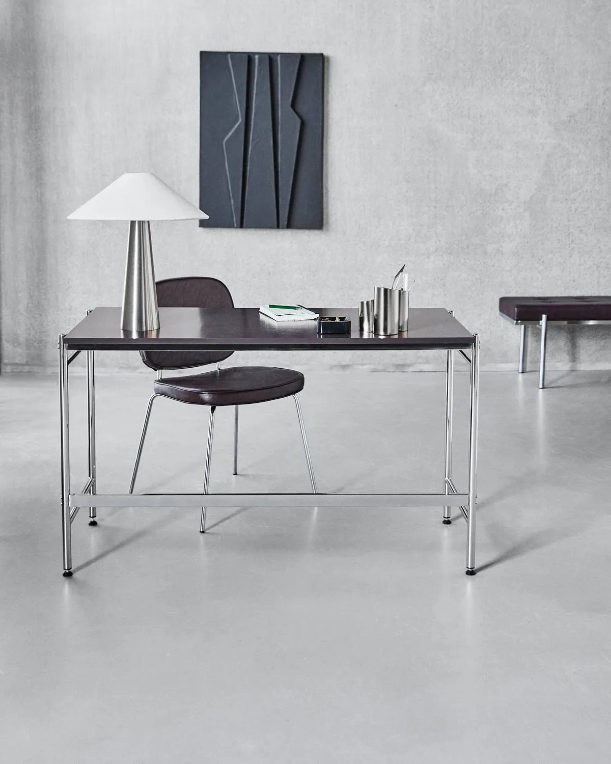 Arph escritorio, Morera-cromo, 125x60x74 cm House Doctor