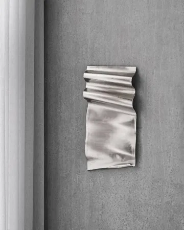 Arte de pared Faha 30x60 cm - Acabado plateado - House Doctor
