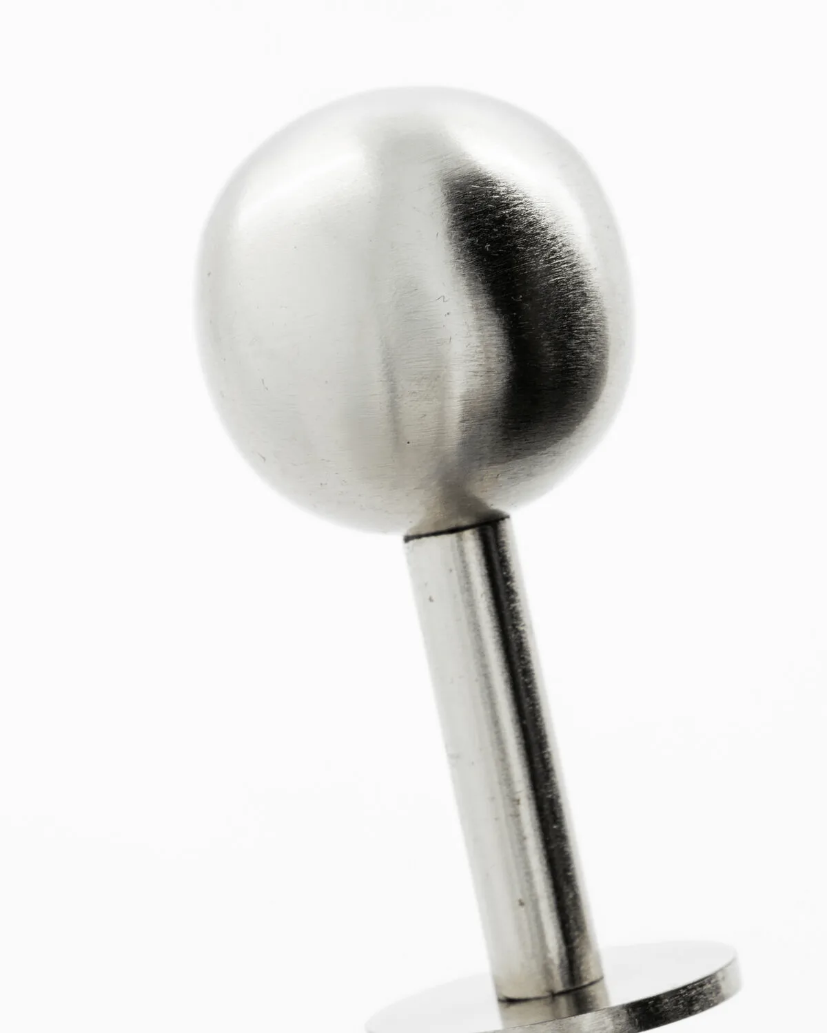 Ball percha 2-pack, Acabado plateado, Ø8x4 cm House Doctor