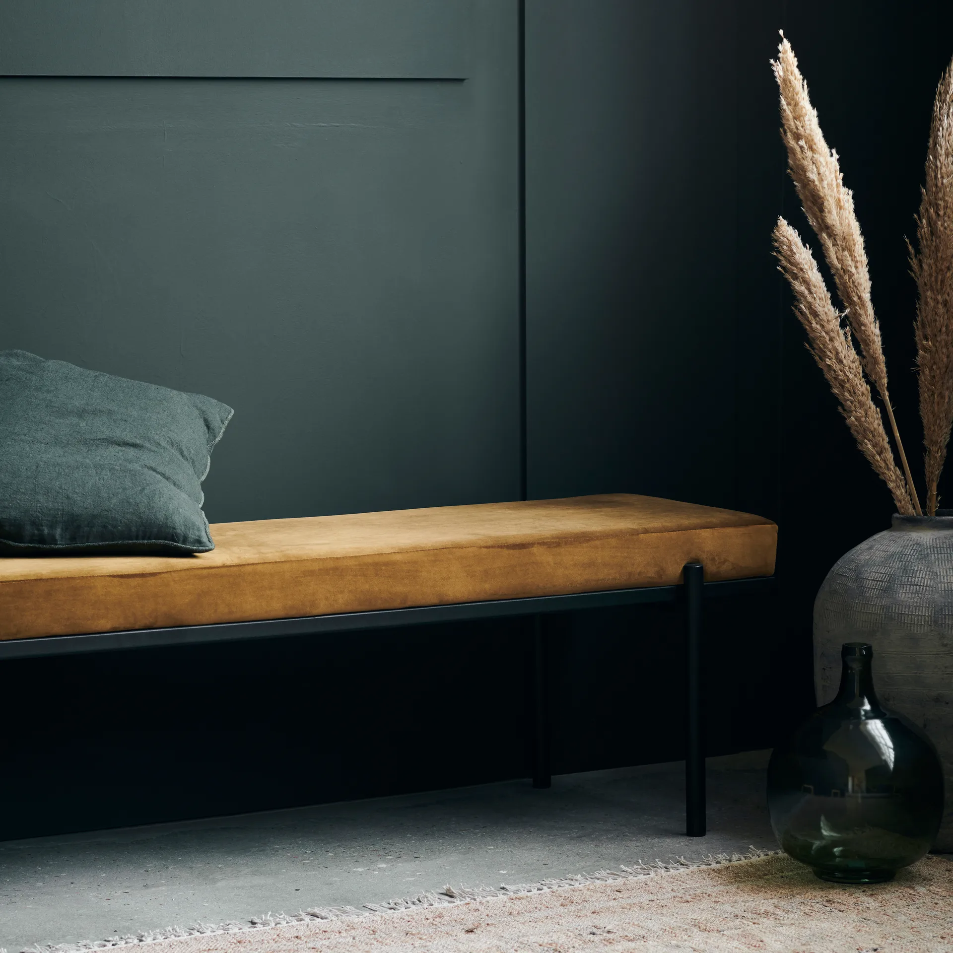 Banco Lao, Dark olive, 160 cm House Doctor