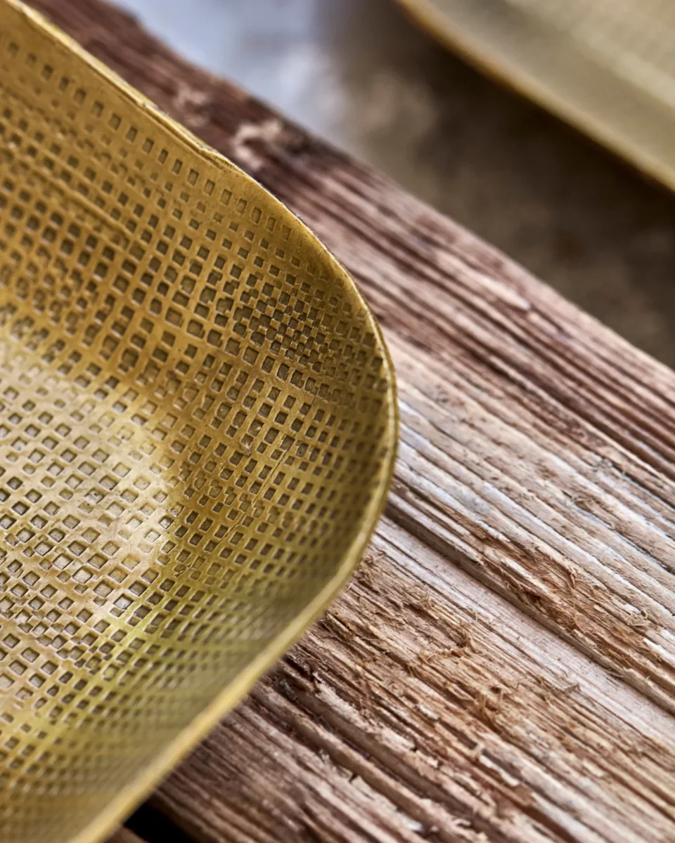 Bandeja de decoración Plato 3 piezas, Dorado House Doctor