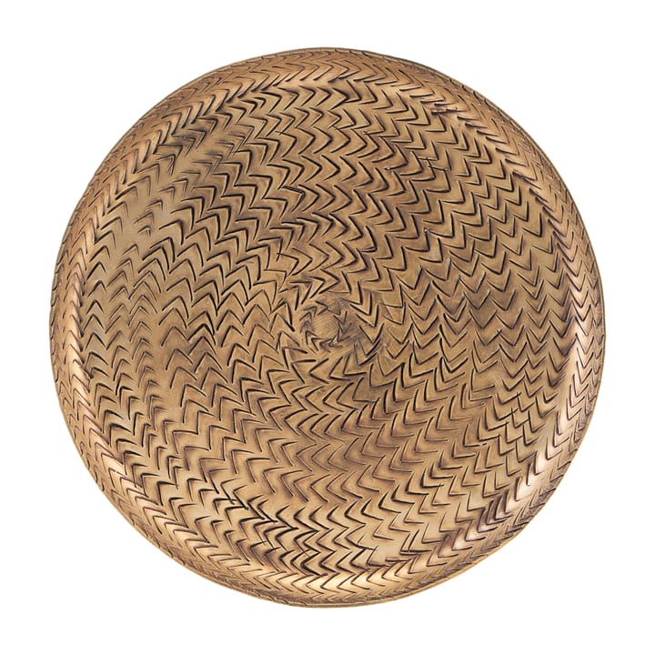 Bandeja Rattan acabado latón, 20 cm House Doctor