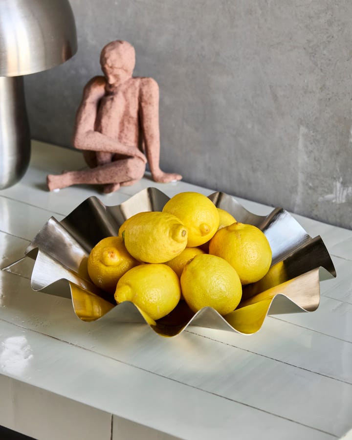 Bol Flood Ø35 cm, Plata cepillada House Doctor