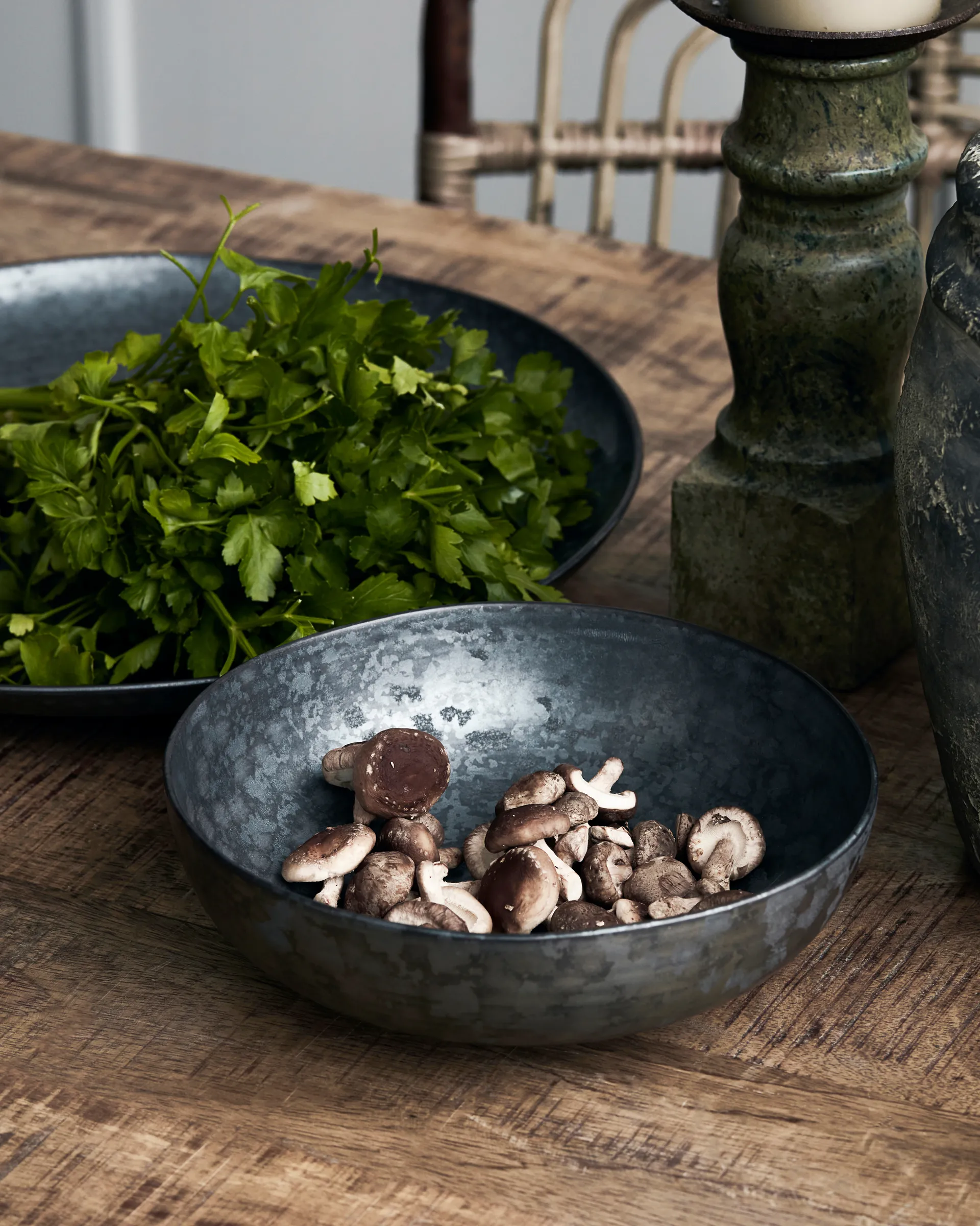 Bol Pion Ø22 cm, negro-marrón House Doctor