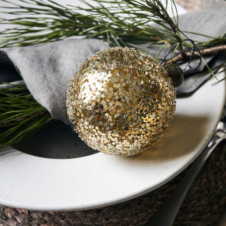 Bola de árbol de navidad Chosen Ø8 cm, Dorado House Doctor