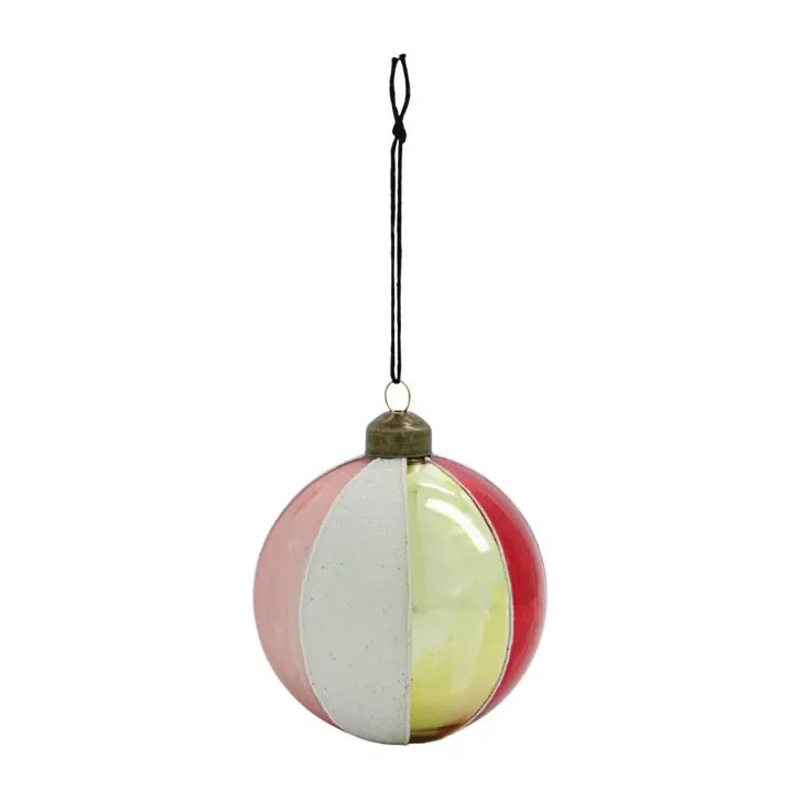 Bola de árbol de navidad Cirkus Ø8 cm, rojo House Doctor