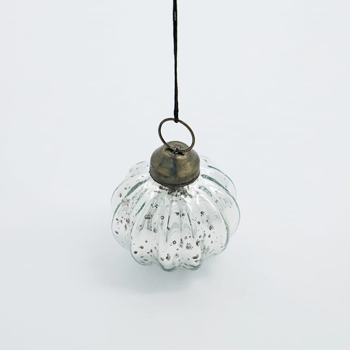 Bola de árbol de navidad Shim Ø6 cm, plata House Doctor