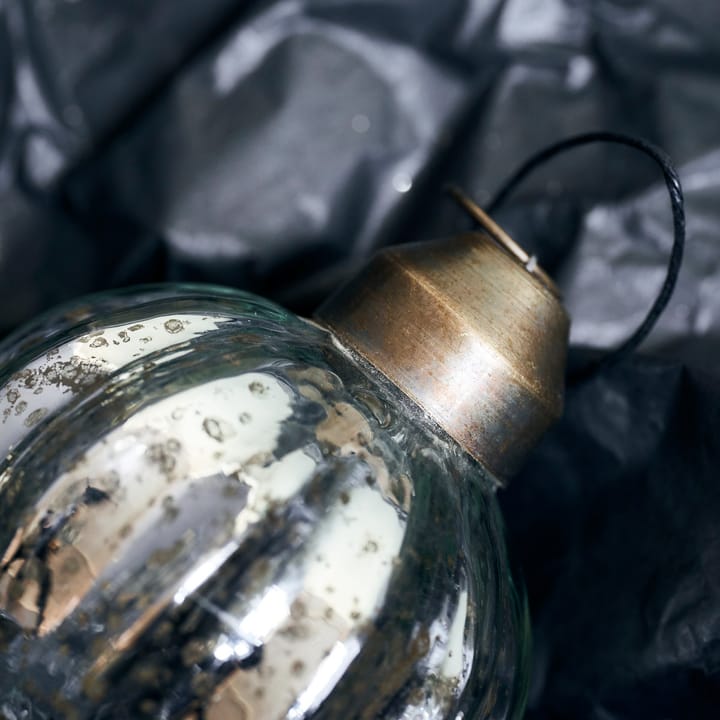 Bola de árbol de navidad Shim Ø8 cm, plata House Doctor