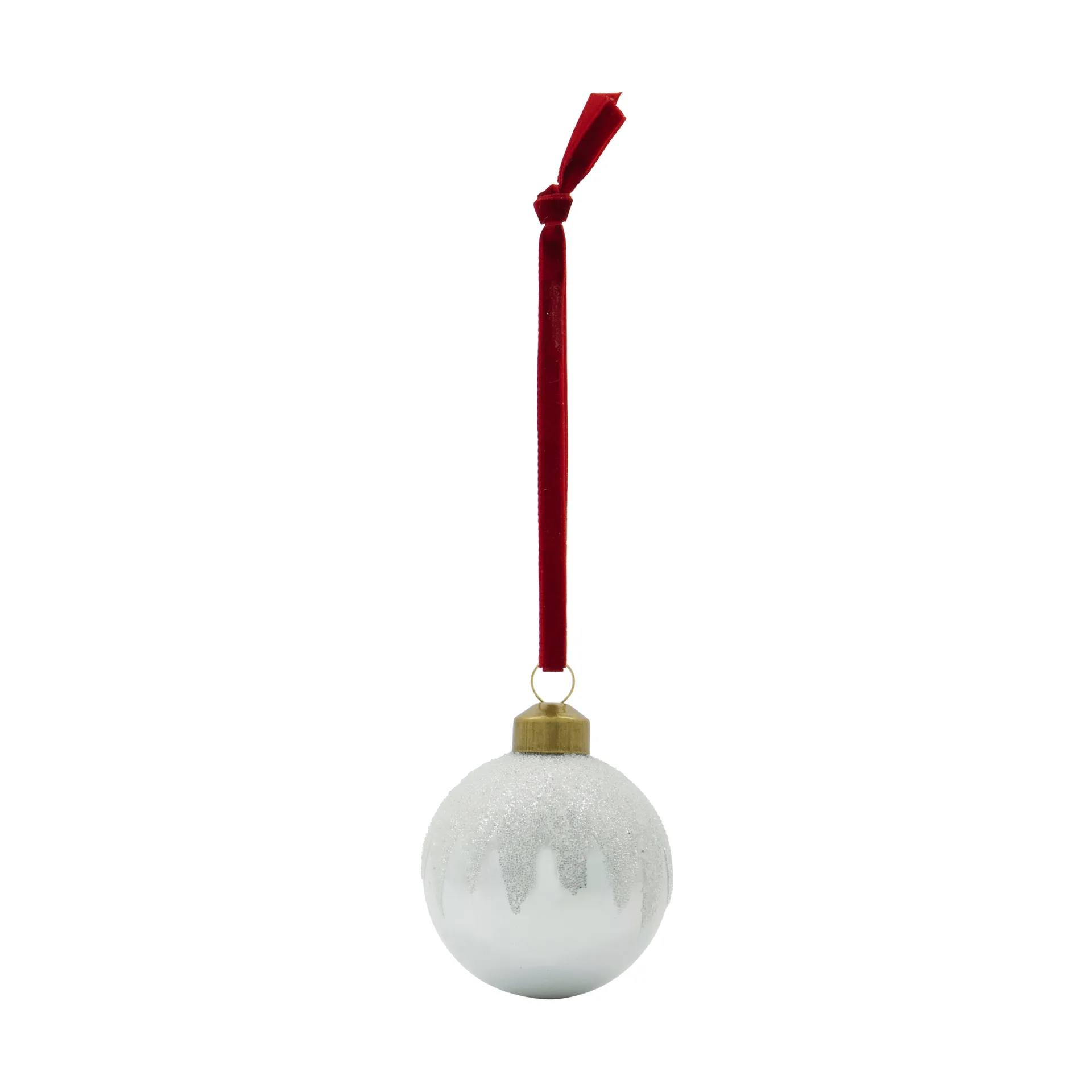 Bola de navidad Bano, pack de 4, Plata House Doctor