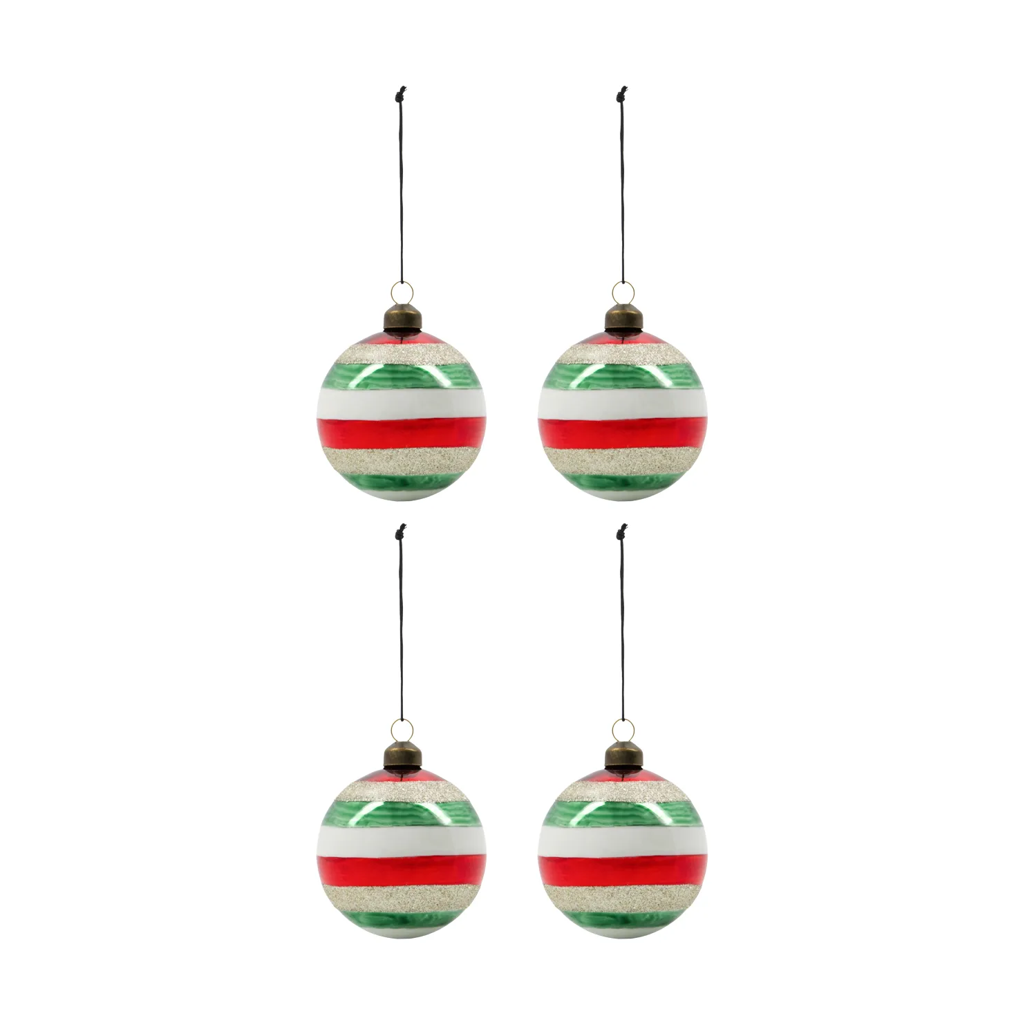 Bola de Navidad Happ Ø8 cm set de 4, Multi House Doctor