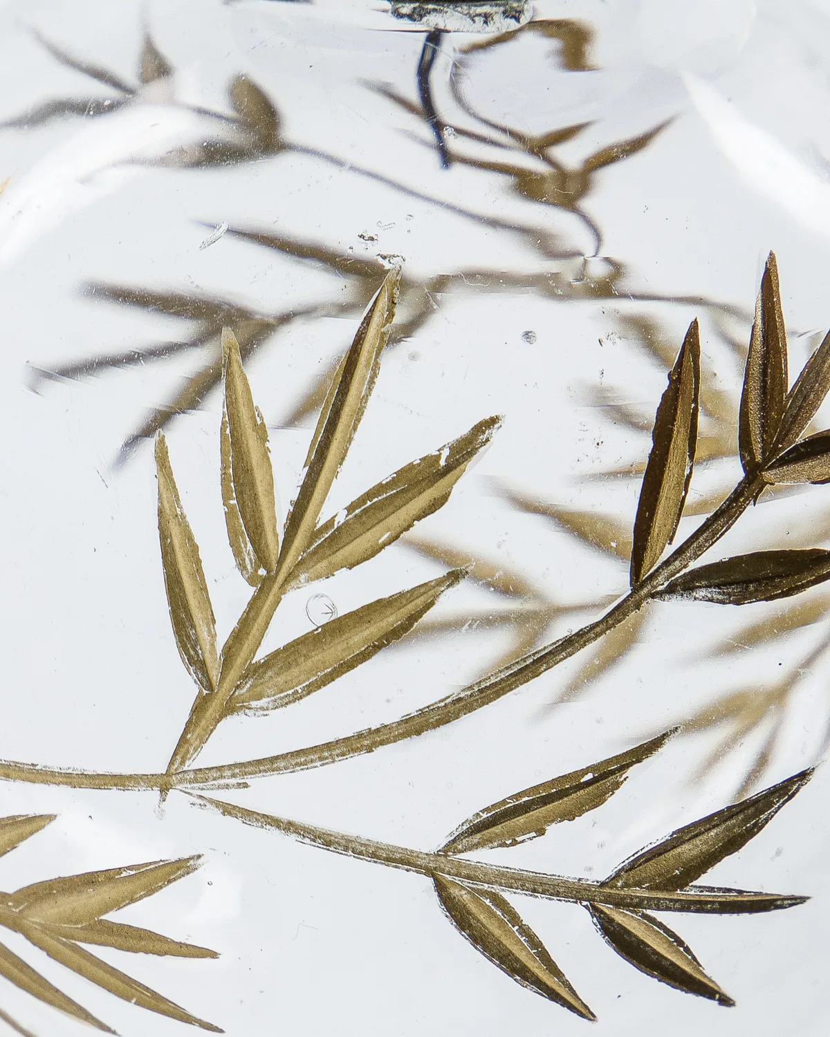 Bola de Navidad Leaf Ø7,5 cm set de 4, Claro-oro House Doctor