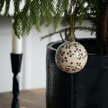 Bola de navidad Mache Ø5 cm - arena - House Doctor