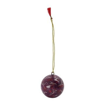 Bola de navidad Mache Ø5 cm - rojo - House Doctor