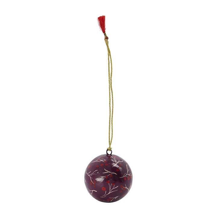 Bola de navidad Mache Ø5 cm, rojo House Doctor