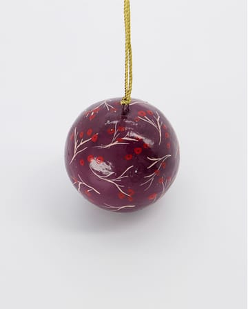 Bola de navidad Mache Ø5 cm - rojo - House Doctor