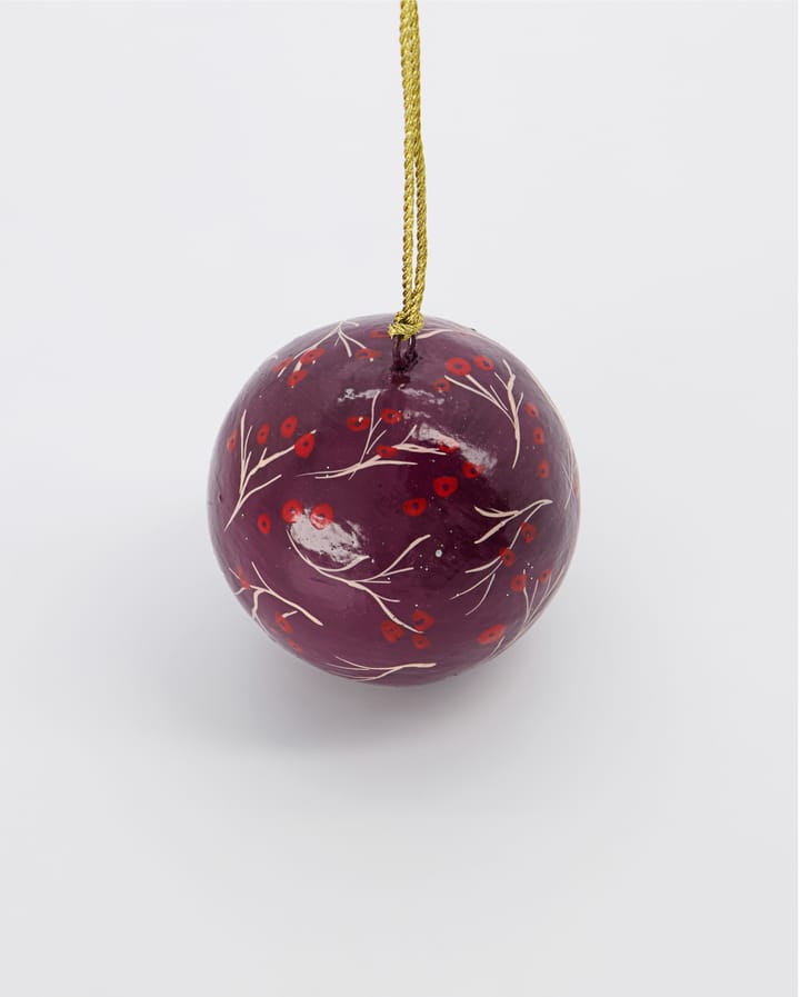 Bola de navidad Mache Ø5 cm, rojo House Doctor