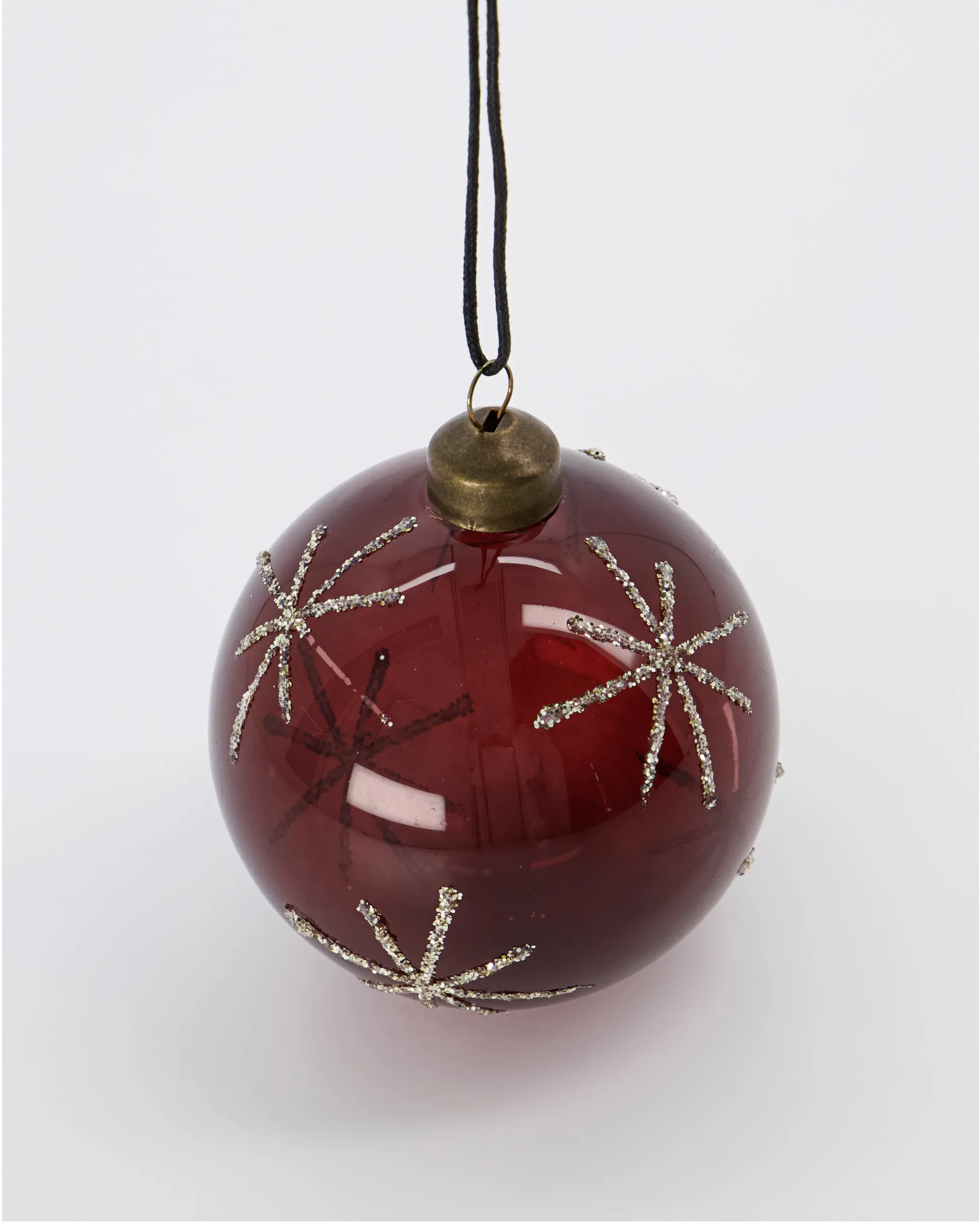 Bola de navidad Star Ø8 cm, Bordeaux House Doctor