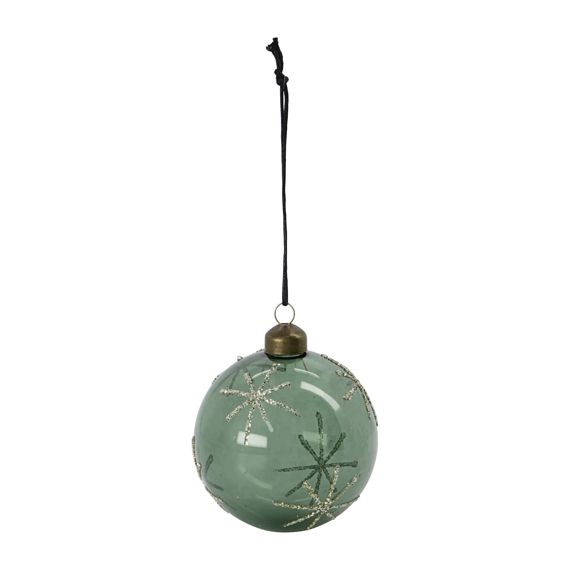 Bola de navidad Star Ø8 cm, verde House Doctor