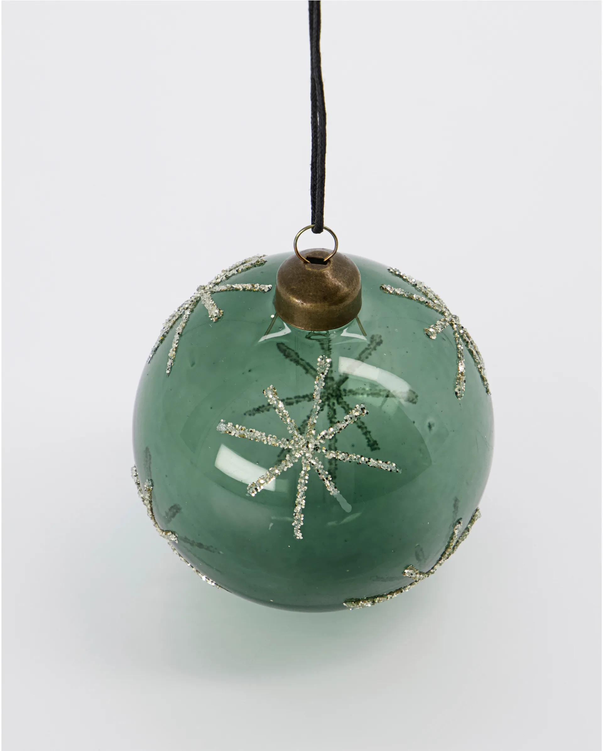 Bola de navidad Star Ø8 cm, verde House Doctor
