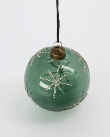 Bola de navidad Star Ø8 cm - verde - House Doctor