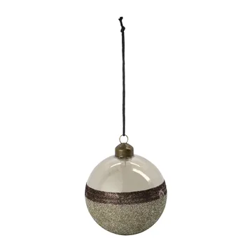 Bola de navidad Stripe Ø8 cm - Arena - House Doctor