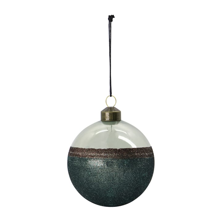 Bola de navidad Stripe Ø8 cm, Verde House Doctor