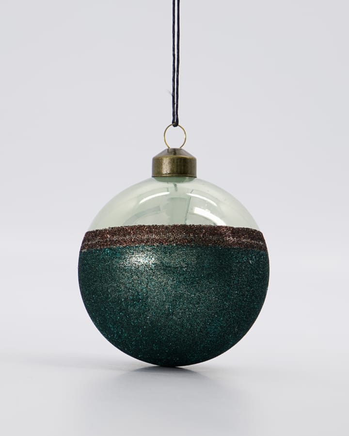 Bola de navidad Stripe Ø8 cm, Verde House Doctor