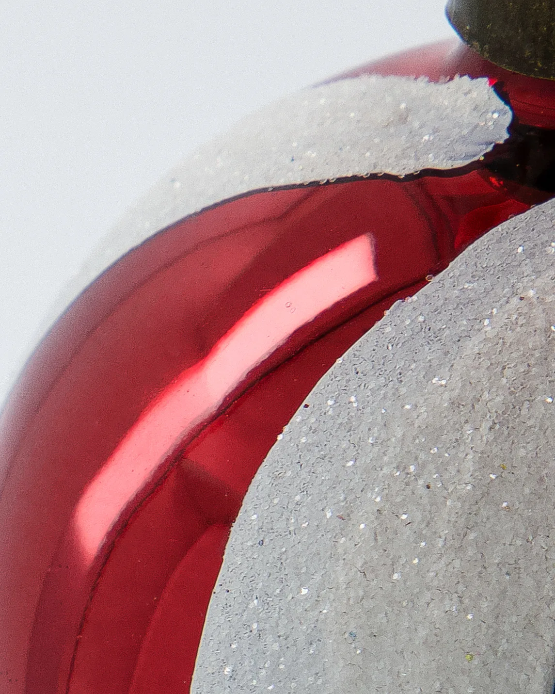 Bola de Navidad Twister Ø6 cm set de 4, Blanco-rojo House Doctor