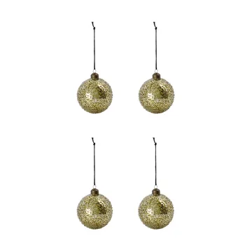 Bolas de Navidad Chosen Ø8 cm, 4-pack - Oro - House Doctor