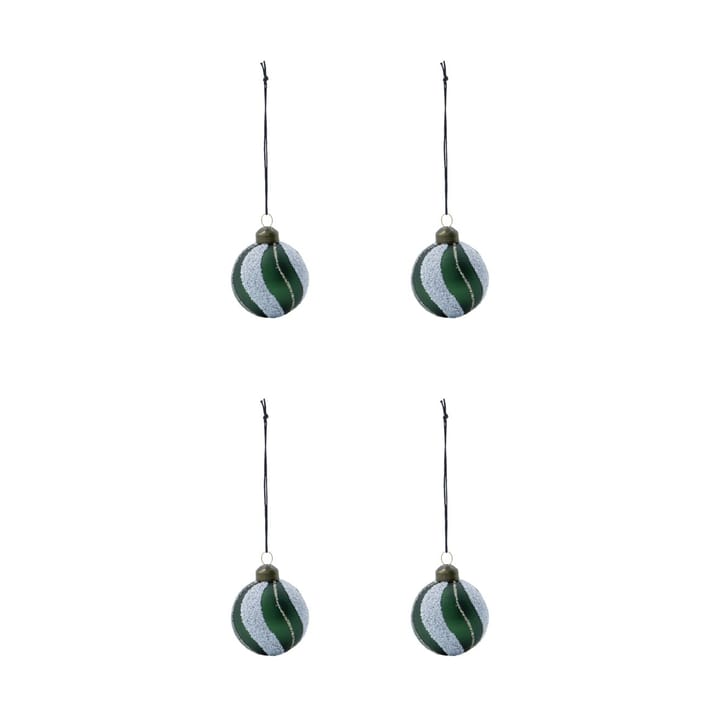 Bolas de Navidad Into Ø6 cm, 4-pack - Verde - House Doctor