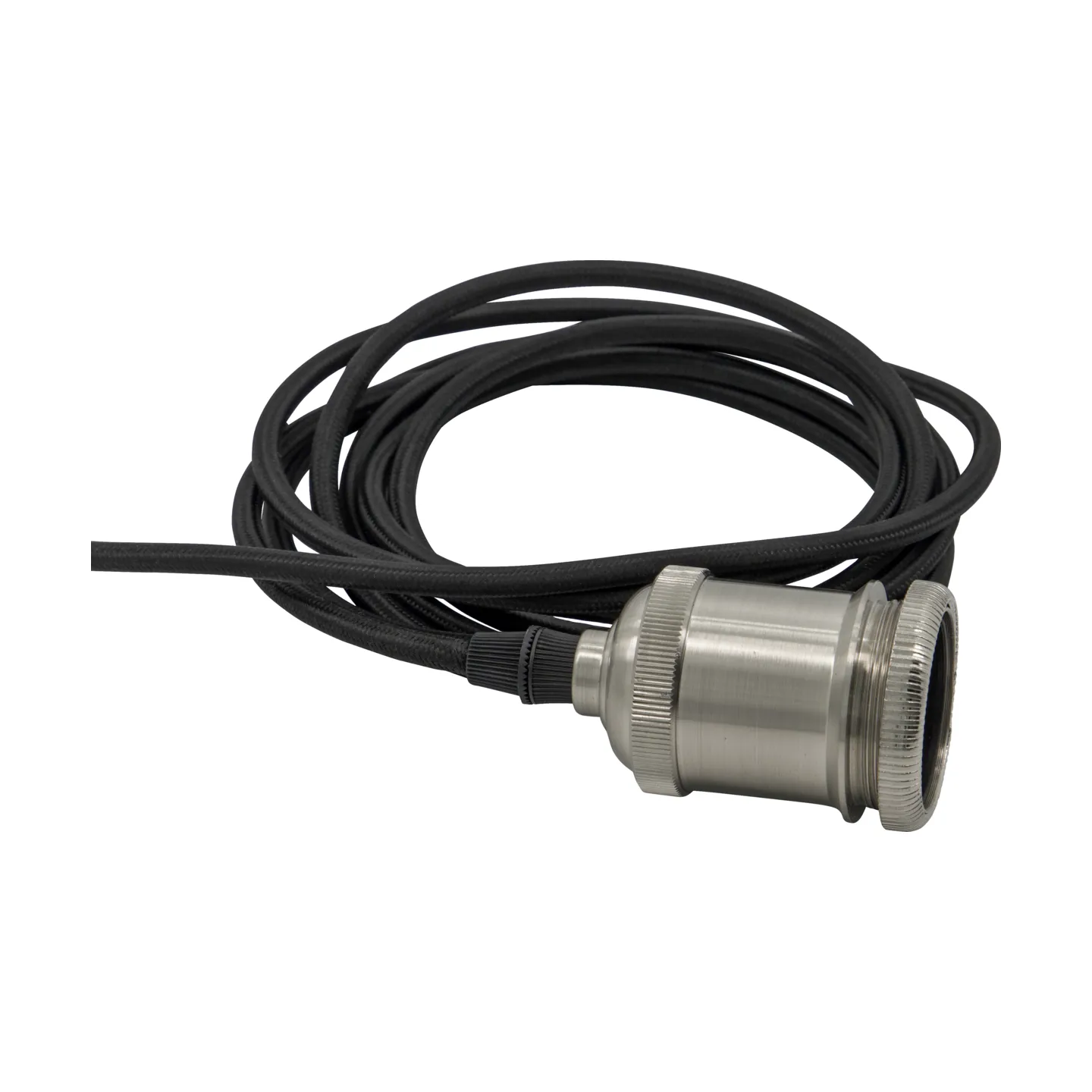 Cable con casquillo E27, Acabado en plata House Doctor