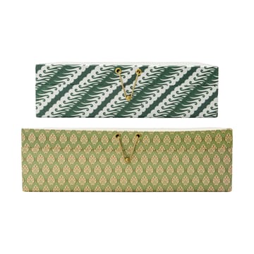 Cajas de almacenamiento Keep khaki-verde  - 2 piezas - House Doctor