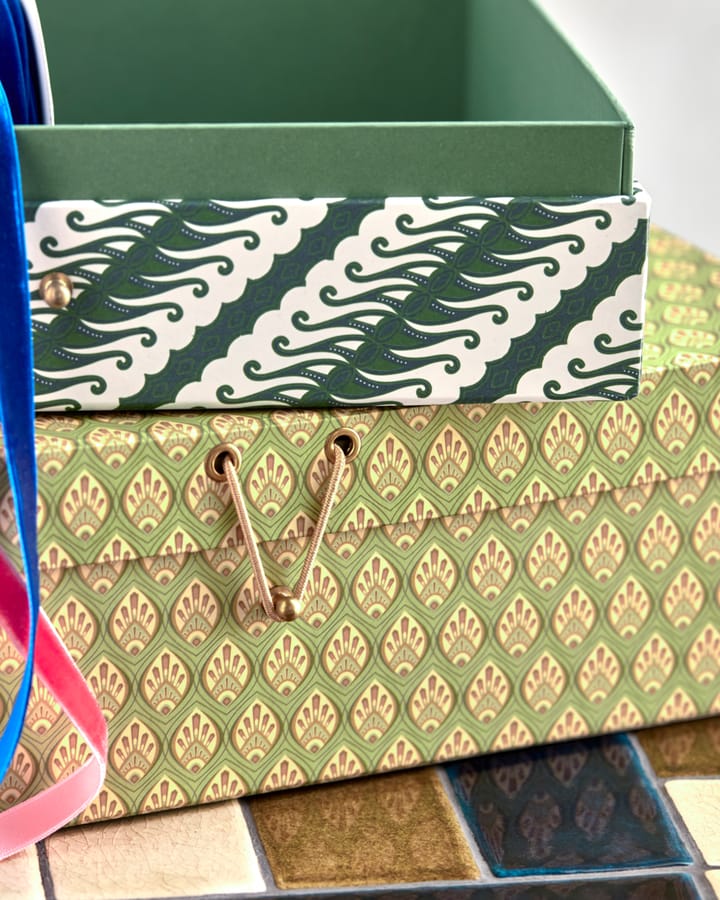 Cajas de almacenamiento Keep khaki-verde , 2 piezas House Doctor
