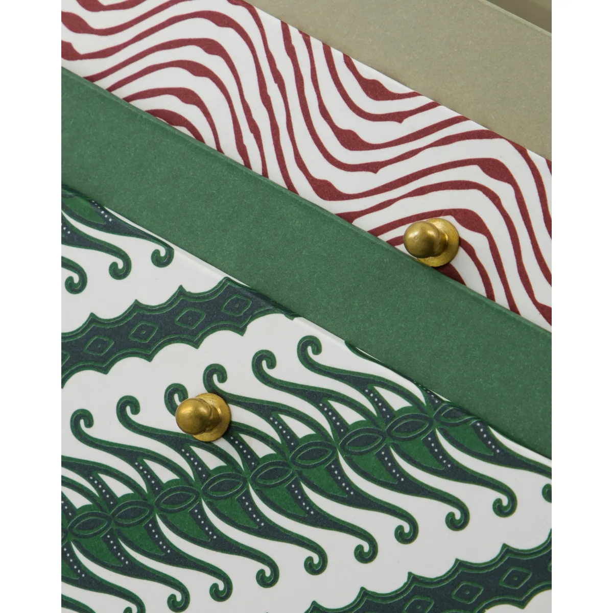 Cajas de almacenamiento Keep rojo-verde, 2 piezas House Doctor