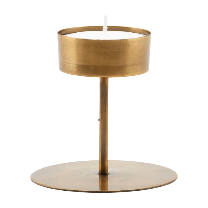 Candelabro Anit latón antiguo - 10 cm - House Doctor